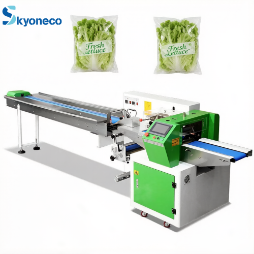 Horizontal Pillow Bag Packing Machine With Adjustable Film Width