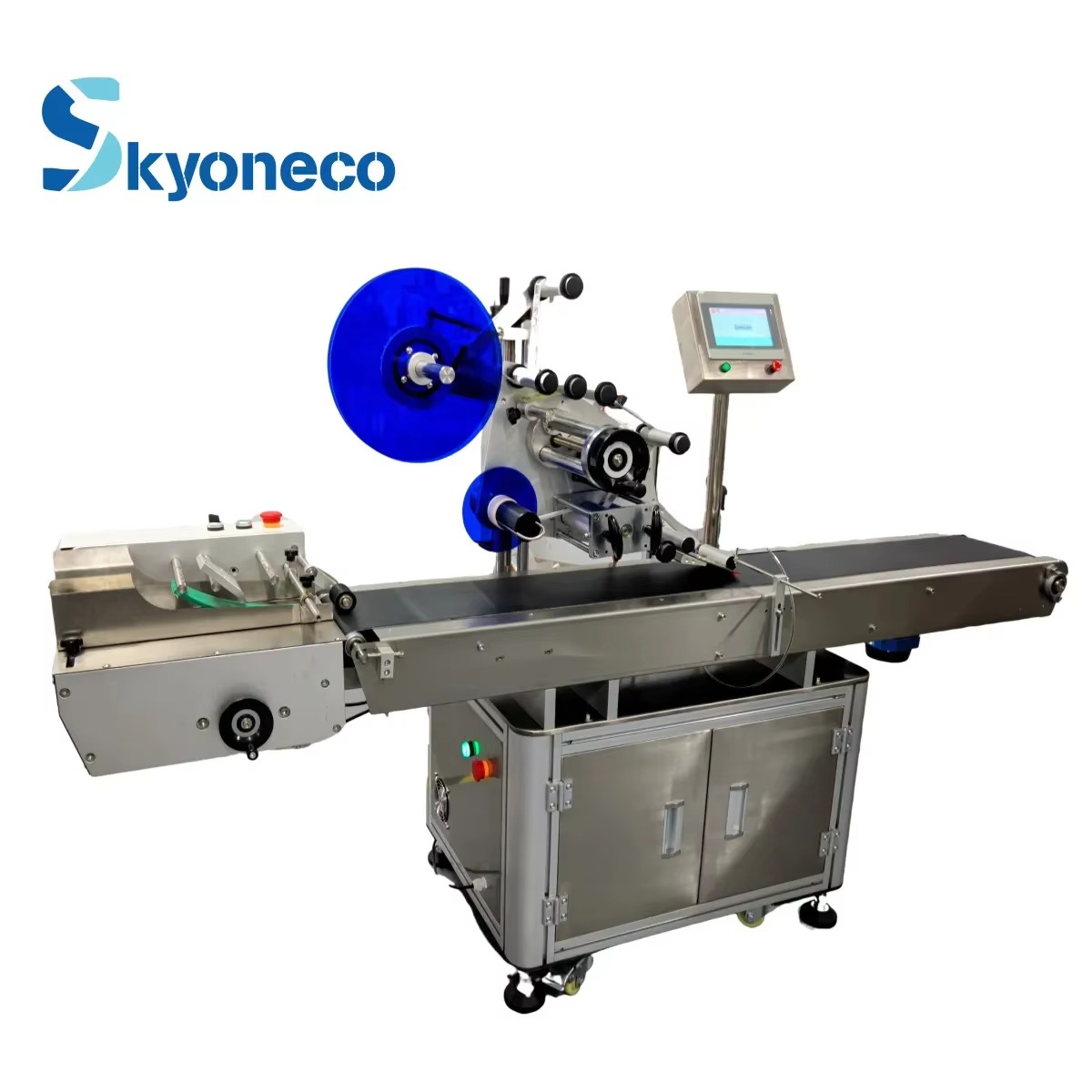 Flat Surface Labeling Machine With Automatic Feed