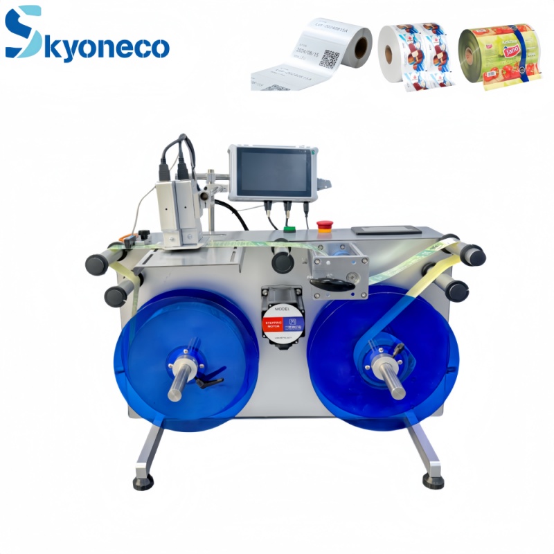 label rewinder machine